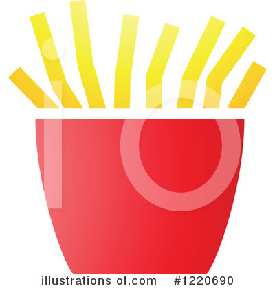 Royalty-Free (RF) Fries Clipart Illustration by cidepix - Stock Sample #1220690