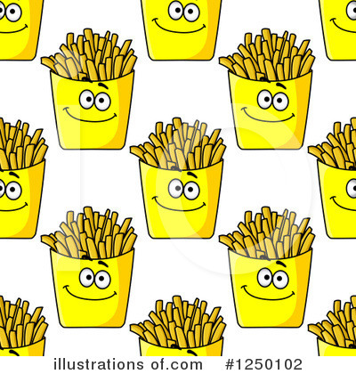 Royalty-Free (RF) Fries Clipart Illustration by Vector Tradition SM - Stock Sample #1250102