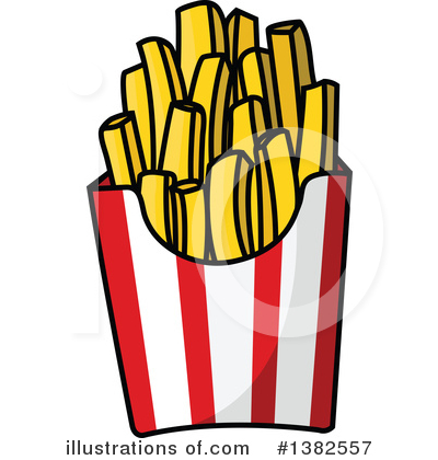 Royalty-Free (RF) Fries Clipart Illustration by Vector Tradition SM - Stock Sample #1382557