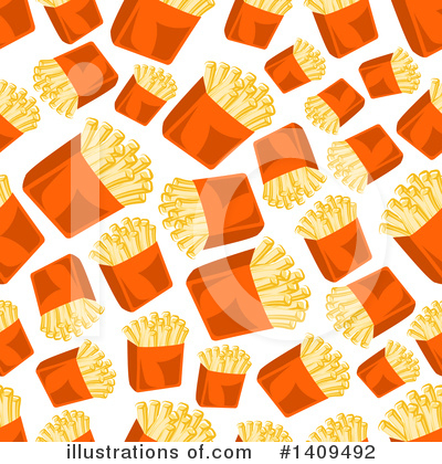 Royalty-Free (RF) Fries Clipart Illustration by Vector Tradition SM - Stock Sample #1409492