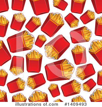Royalty-Free (RF) Fries Clipart Illustration by Vector Tradition SM - Stock Sample #1409493