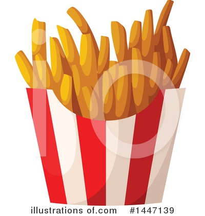 Royalty-Free (RF) Fries Clipart Illustration by Vector Tradition SM - Stock Sample #1447139