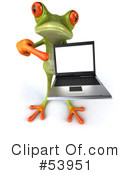 Frog Character Clipart #53951 by Julos