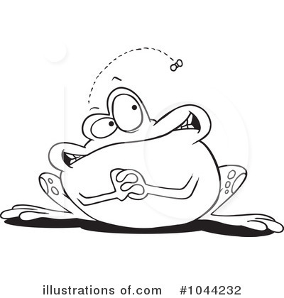 Royalty-Free (RF) Frog Clipart Illustration by toonaday - Stock Sample #1044232