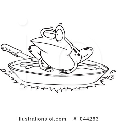 Royalty-Free (RF) Frog Clipart Illustration by toonaday - Stock Sample #1044263