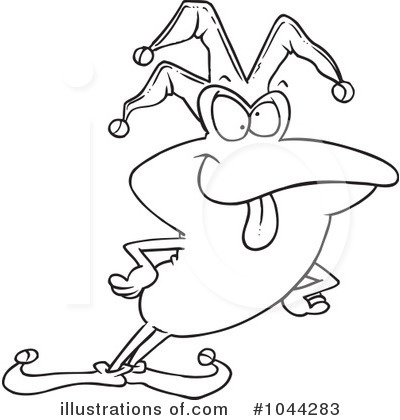 Royalty-Free (RF) Frog Clipart Illustration by toonaday - Stock Sample #1044283