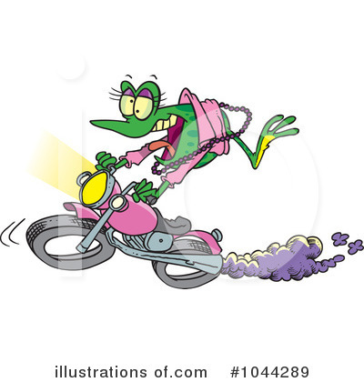 Motorcycle Clipart #1044289 by toonaday