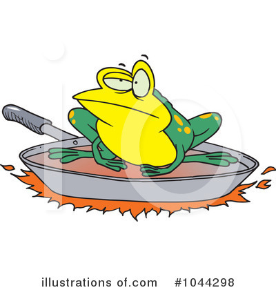 Royalty-Free (RF) Frog Clipart Illustration by toonaday - Stock Sample #1044298