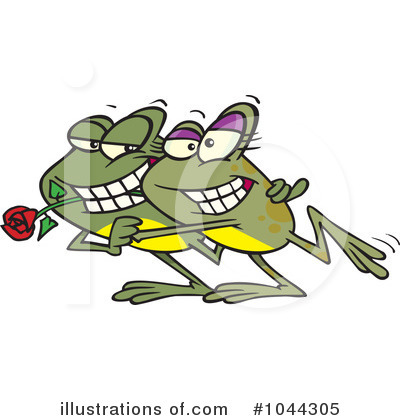 Royalty-Free (RF) Frog Clipart Illustration by toonaday - Stock Sample #1044305