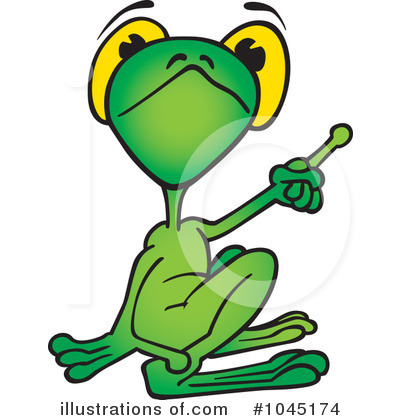 Royalty-Free (RF) Frog Clipart Illustration by dero - Stock Sample #1045174