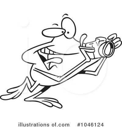 Royalty-Free (RF) Frog Clipart Illustration by toonaday - Stock Sample #1046124