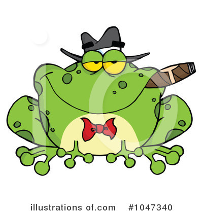 Royalty-Free (RF) Frog Clipart Illustration by Hit Toon - Stock Sample #1047340