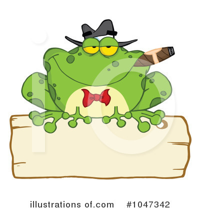 Royalty-Free (RF) Frog Clipart Illustration by Hit Toon - Stock Sample #1047342