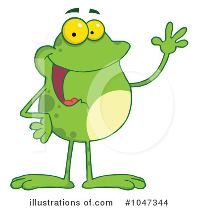 Royalty-Free (RF) Frog Clipart Illustration by Hit Toon - Stock Sample #1047344