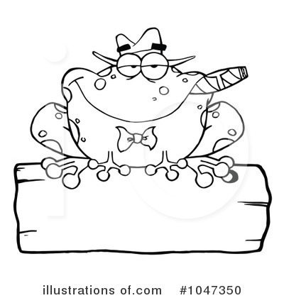 Royalty-Free (RF) Frog Clipart Illustration by Hit Toon - Stock Sample #1047350