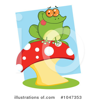 Royalty-Free (RF) Frog Clipart Illustration by Hit Toon - Stock Sample #1047353