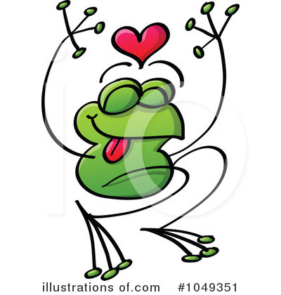 Royalty-Free (RF) Frog Clipart Illustration by Zooco - Stock Sample #1049351