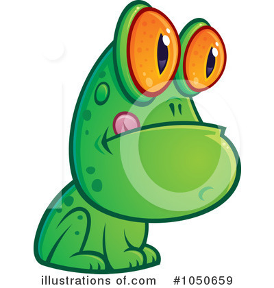 Royalty-Free (RF) Frog Clipart Illustration by John Schwegel - Stock Sample #1050659