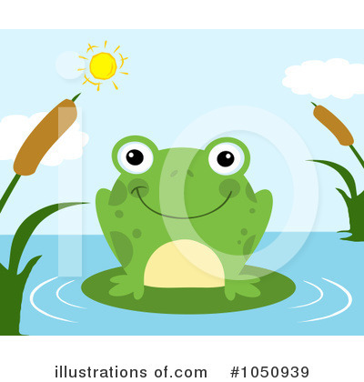 Royalty-Free (RF) Frog Clipart Illustration by Hit Toon - Stock Sample #1050939