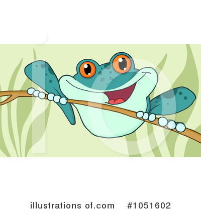 Royalty-Free (RF) Frog Clipart Illustration by Hit Toon - Stock Sample #1051602