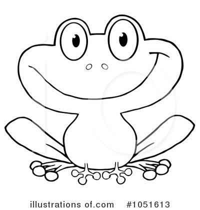 Royalty-Free (RF) Frog Clipart Illustration by Hit Toon - Stock Sample #1051613