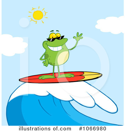 Royalty-Free (RF) Frog Clipart Illustration by Hit Toon - Stock Sample #1066980