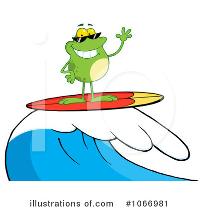 Royalty-Free (RF) Frog Clipart Illustration by Hit Toon - Stock Sample #1066981