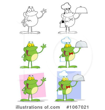 Royalty-Free (RF) Frog Clipart Illustration by Hit Toon - Stock Sample #1067021