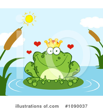 Frog Prince Clipart #1090037 by Hit Toon
