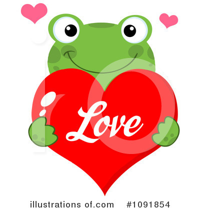 Royalty-Free (RF) Frog Clipart Illustration by Hit Toon - Stock Sample #1091854