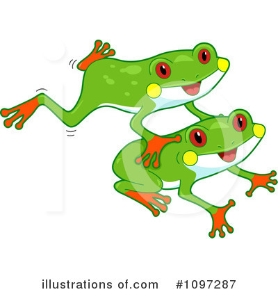 Leap Frog Clipart #1097287 by BNP Design Studio