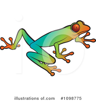 Royalty-Free (RF) Frog Clipart Illustration by Lal Perera - Stock Sample #1098775