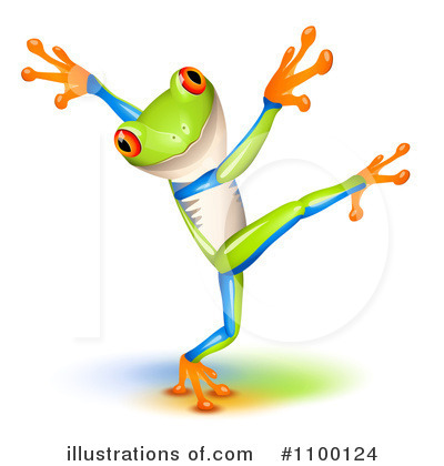 Frog Clipart #1100124 by Oligo