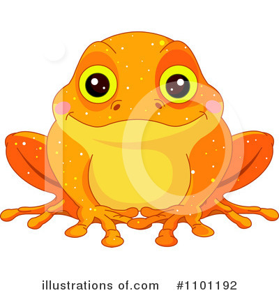 Royalty-Free (RF) Frog Clipart Illustration by Pushkin - Stock Sample #1101192