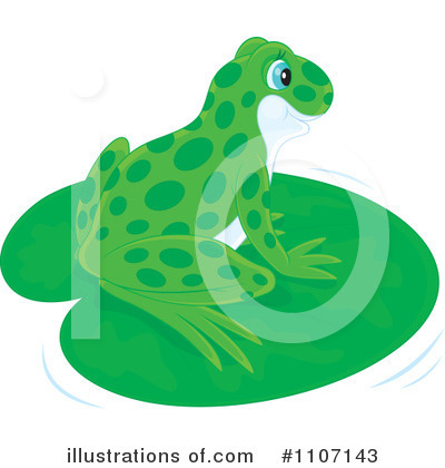 Royalty-Free (RF) Frog Clipart Illustration by Alex Bannykh - Stock Sample #1107143