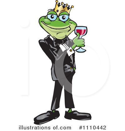 Royalty-Free (RF) Frog Clipart Illustration by Dennis Holmes Designs - Stock Sample #1110442