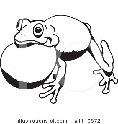 Royalty-Free (RF) Frog Clipart Illustration by Dennis Holmes Designs - Stock Sample #1110572