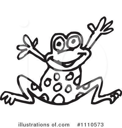 Royalty-Free (RF) Frog Clipart Illustration by Dennis Holmes Designs - Stock Sample #1110573