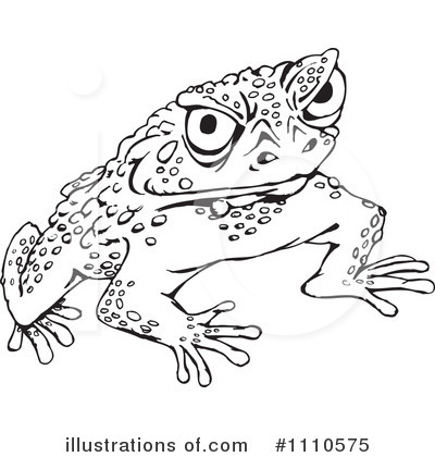 Toad Clipart #1110575 by Dennis Holmes Designs