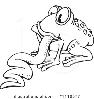 Royalty-Free (RF) Frog Clipart Illustration by Dennis Holmes Designs - Stock Sample #1110577