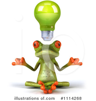Royalty-Free (RF) Frog Clipart Illustration by Julos - Stock Sample #1114268