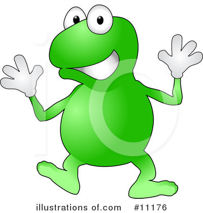 Frog Clipart #11176 by AtStockIllustration