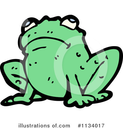 Royalty-Free (RF) Frog Clipart Illustration by lineartestpilot - Stock Sample #1134017