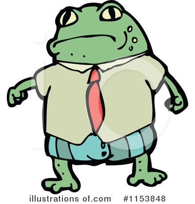 Royalty-Free (RF) Frog Clipart Illustration by lineartestpilot - Stock Sample #1153848