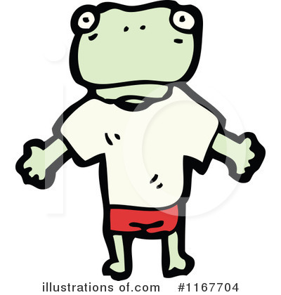 Royalty-Free (RF) Frog Clipart Illustration by lineartestpilot - Stock Sample #1167704