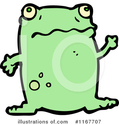Royalty-Free (RF) Frog Clipart Illustration by lineartestpilot - Stock Sample #1167707