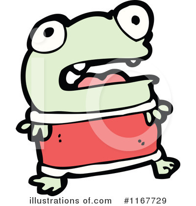 Royalty-Free (RF) Frog Clipart Illustration by lineartestpilot - Stock Sample #1167729