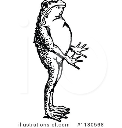 Royalty-Free (RF) Frog Clipart Illustration by Prawny Vintage - Stock Sample #1180568