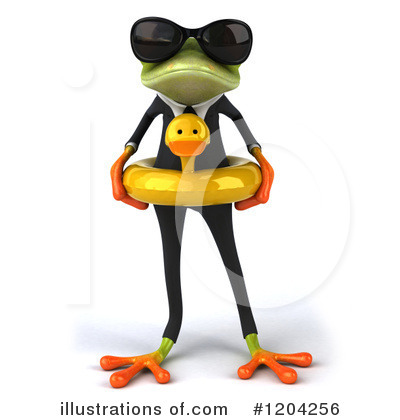 Business Frog Clipart #1204256 by Julos