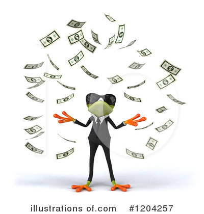 Business Frog Clipart #1204257 by Julos